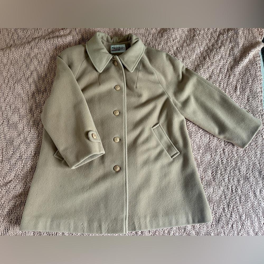 ✨🧥 Vintage Penguin 100% Wool Coat
